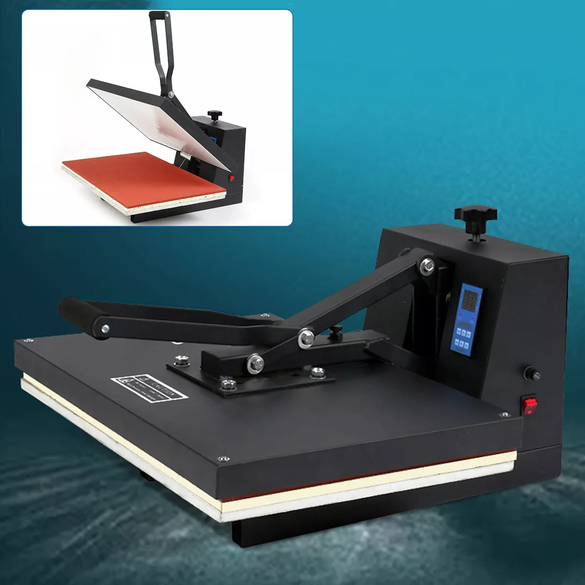 Digital Clamshell Heat Press Transfer T-Shirt Sublimation Press Machine  16x24