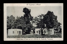 PC-2329*Antique E.C. Kropp RPPC*El Capitan Motel**Nashville, Tennessee