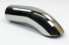Exhaust Tip 2.50  Dia X 9.00  Long 2.25  Inlet Turn Down Stainless Steel Wesdon 