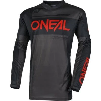O'Neal Jersey Motocross 2025 Element Racewear Unisex Juvenil Negro Gris Rojo MX - Imagen 1 de 2