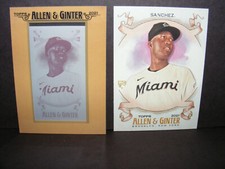 2021 TOPPS ALLEN & GINTER JESUS SANCHEZ RC MINI MAGENTA PRINTING PLATE 1/1, BASE