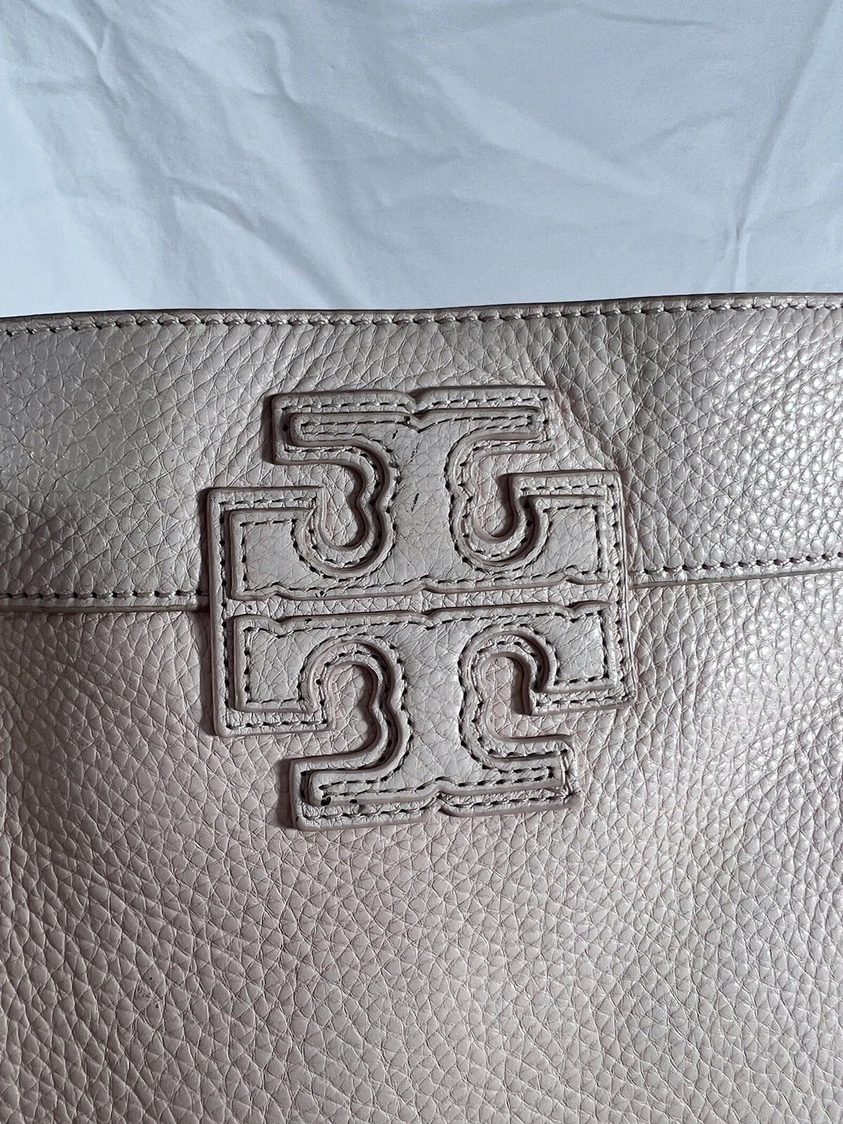 Borsa a tracolla TORY BURCH in pelle rosa logo Mcgraw Swingpack