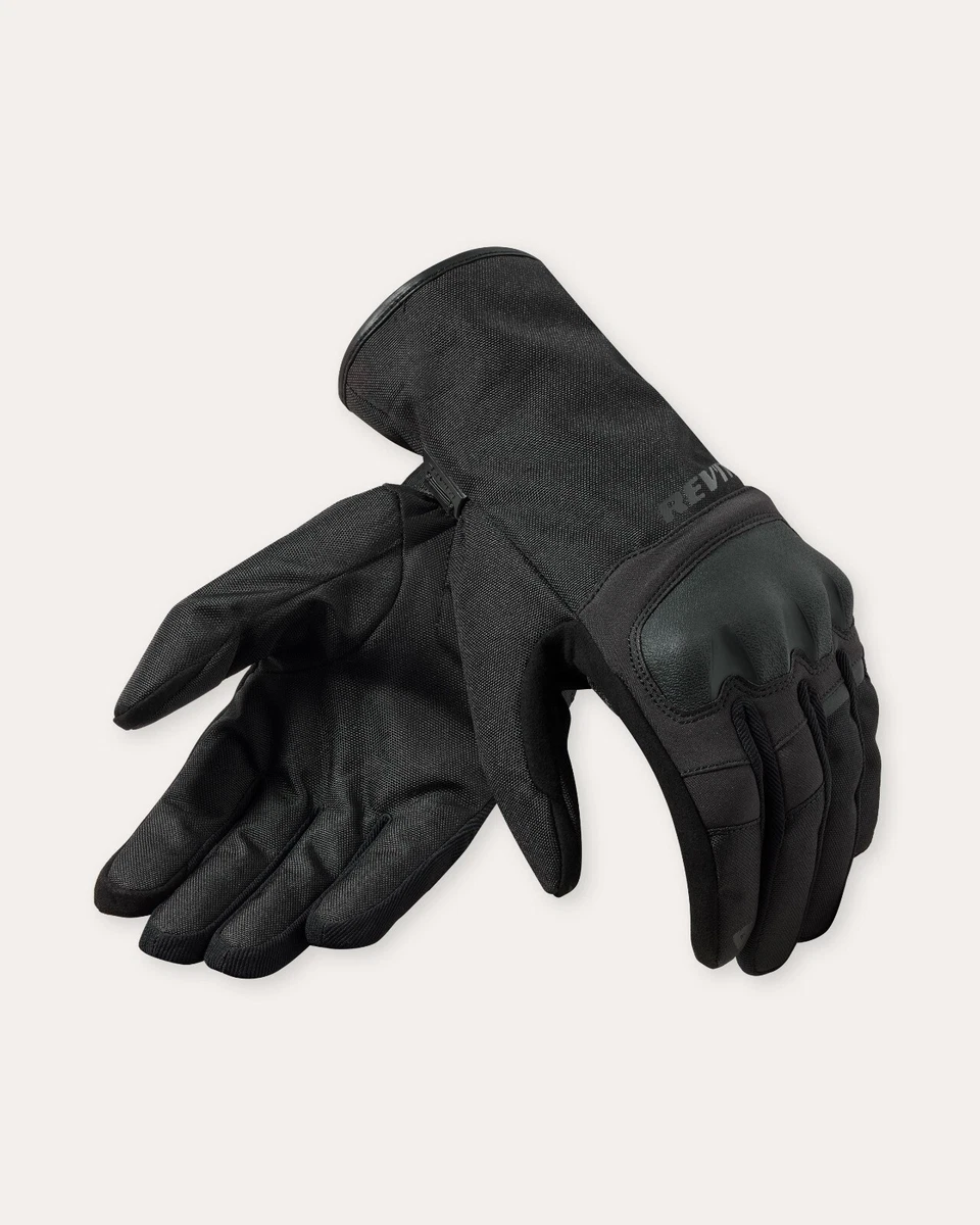 Guanti Moto Invernali Uomo: Impermeabili, Antiscivolo E Touch Screen (Taglia Grande, Ambidestro, Nero) - 2