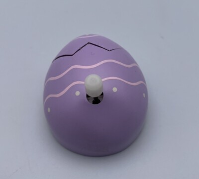 Hallmark Vintage 1990 Easter Wind Up Egg with Chick Action Movement  Pin