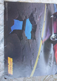 Aut&eacute;ntico p&oacute;ster de colecci&oacute;n 1991 Super Spy Hunter/NES abierto Nintendo Power 22x11