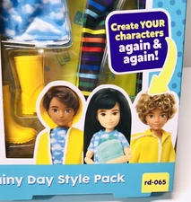 Mattel Creatable World Rainy Day Style Doll Clothes And Accessories