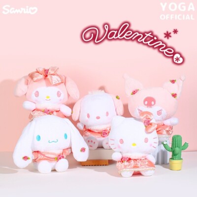 KT cat Velvet Rose Plush Doll 25cm