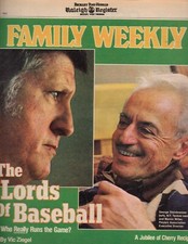 Family Weekly Magazine June 27 1982 The Lords of Baseball George Steinbrenner