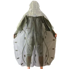 ROCOTACTICAL Breathable Ghillie Cape for Ghillie Suits Foundation, Mesh Nylon...