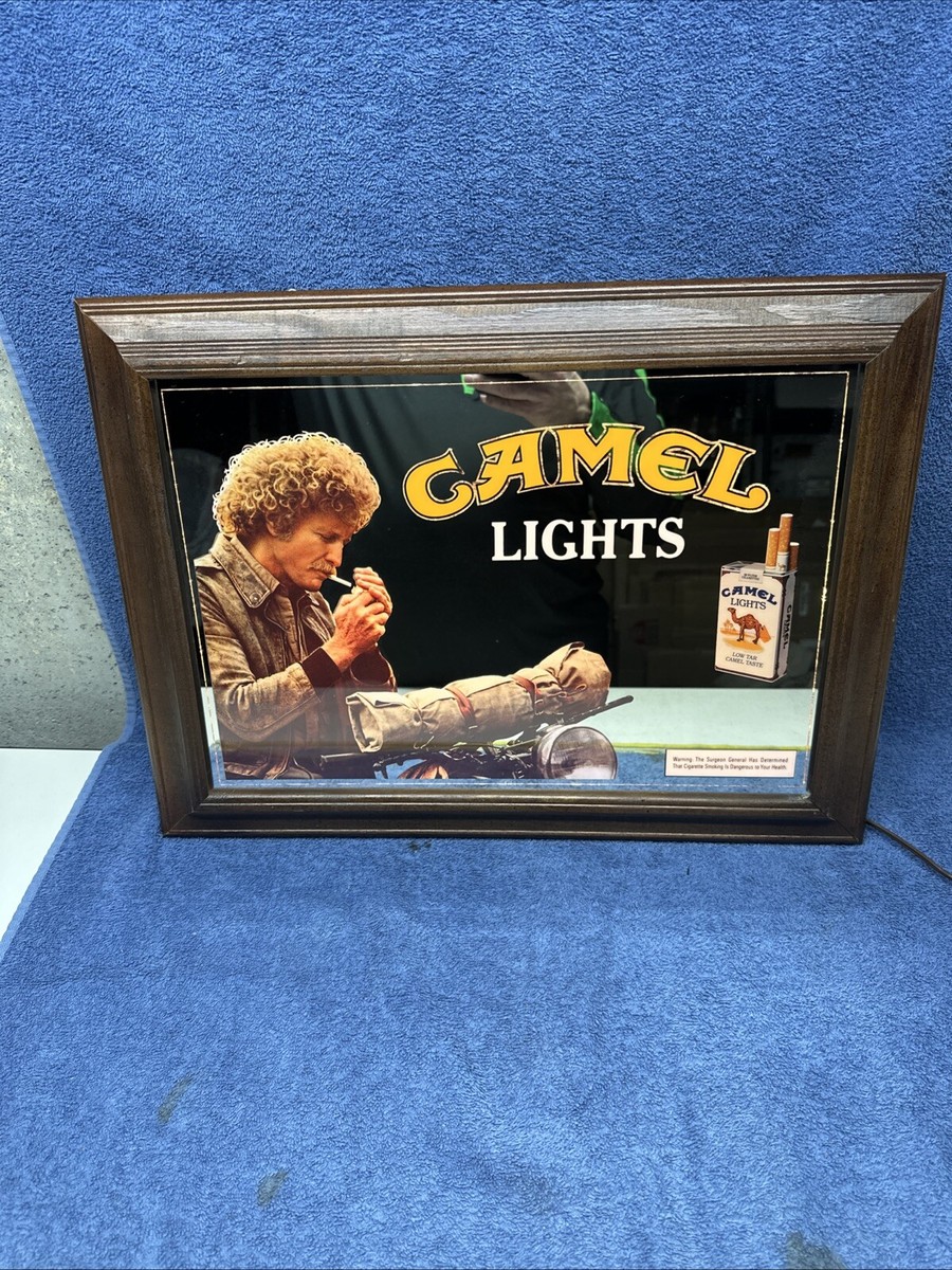 camel cigarette lighted sign With a LED Lamp  Retro Lightbox  Mood Lighting Gift  Classic Cigarette Lamp  Vintage Advertising Decor Cigarette with a Camel LED