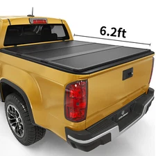 6.2FT Hard Tonneau Cover Tri-Fold For 2015-2022 Chevy Colorado GMC Canyon Truck