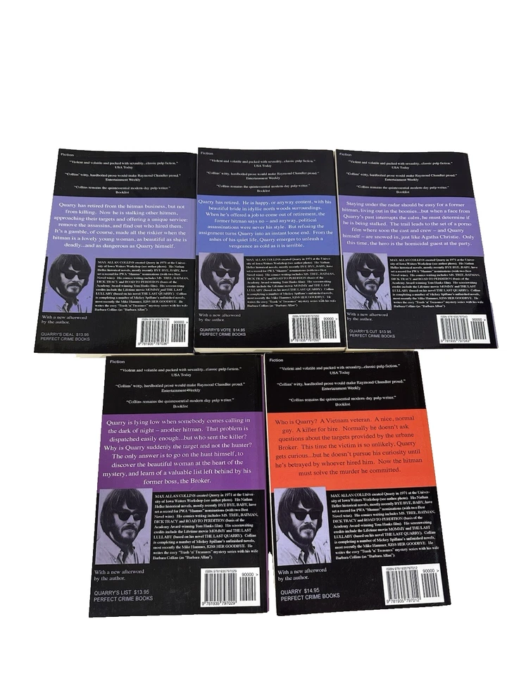 Max Allan Collins Lot Of 5 Trade Paper Back Book Foto 2 de 4