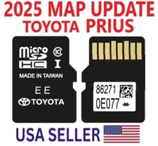TOYOTA PRIUS NEW 2025 GPS UPDATE NAVIGATION MICRO SD CARD OEM 86271 0E077 USA/CA