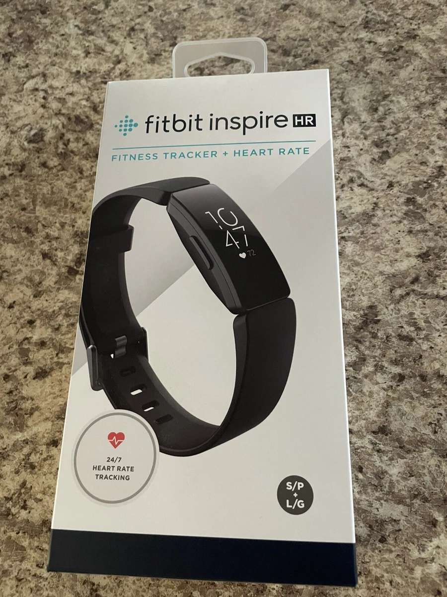 Fitbit Inspire HR Fitness Tracker Black S P L G bands Model