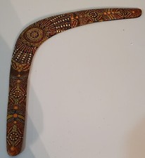 Handpainted Boomerang- 79