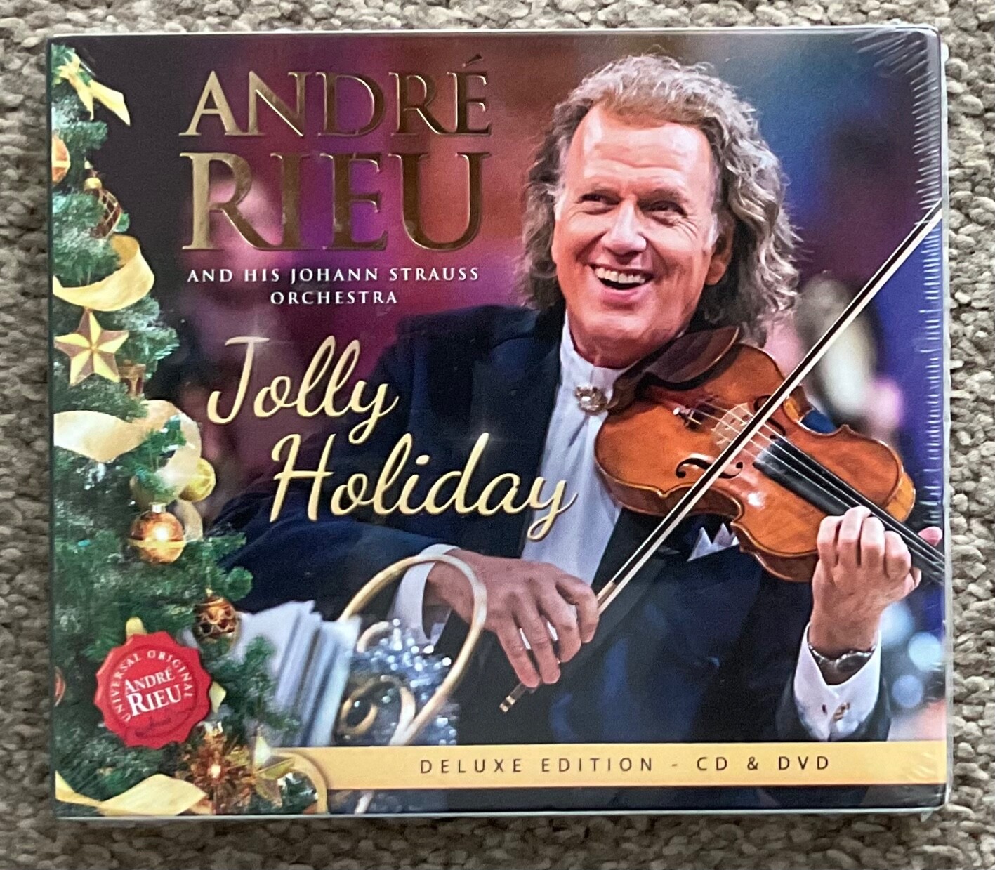 Andre Rieu - Jolly Holliday [CD & DVD] (2020) (Christmas) NEW & SEALED