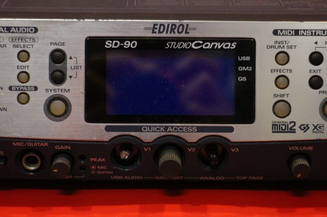 Roland SC-88 pro sound Canvas General MIDI sound modules Tested works USED