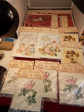  1 of 10, LOT OF OLD VTG "ART TREASURES" COLLECTIBLE PRINTS, HORSE, KIDS, MORE