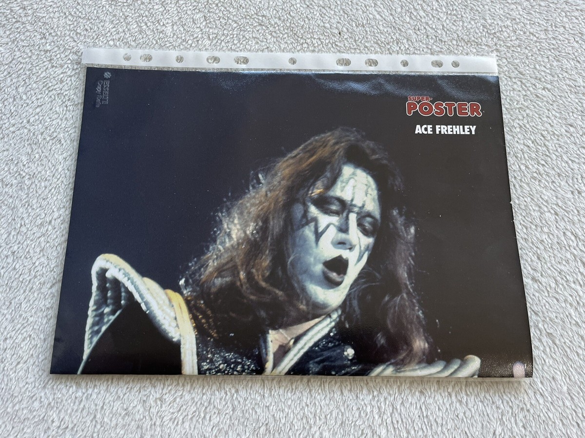 Kisseaページ KISS POSTER 1976 ACE FREHLEY - GERMAN TRIBUTE SUPER POSTER MUSIC