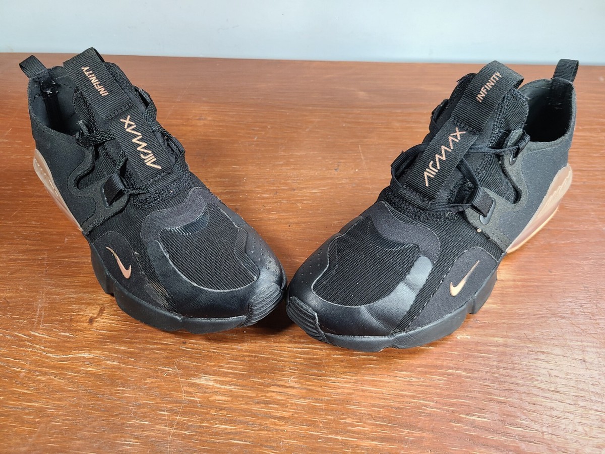 nike air max infinity black and rose gold