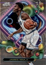 2023-24 Topps Cosmic Chrome - James Nnaji Charlotte Hornets #178 (RC)