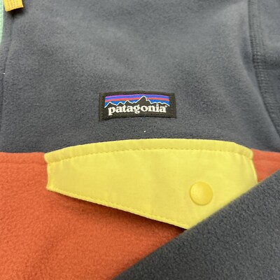 Ｋ Patagonia Kid's Micro D Snap-T 'Burl Red' Jacket 65465 Multi-Size