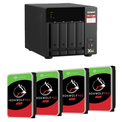 QNAP TS-473A NAS: 8-64TB Customizable Storage Solution | 4-Bay Network Storage - Image 2 of 4