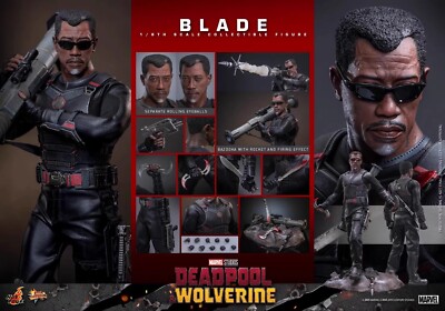 ホットトイズ 1/6 『デッドプール＆ウルヴァリン』 ブレイド MMS791B Hot Toys MMS791 1/6 Deadpool & Wolverine Blade Action Figure Model