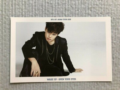 BTS WAKE UP ジミン トレカ BTS Japan 1st Tour 2015 Wake up open your eyes Official Photo Card