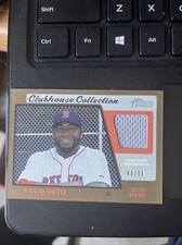 2015 Topps Heritage Clubhouse Collection Relics Gold /99 David Ortiz #CCR-DO HOF