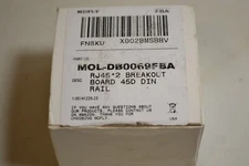 MOL-DB0069FBA RJ45*2 Breakout Board 45D DIN Rail