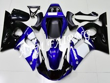 Blue White Black ABS Injection Mold Bodywork Fairing Kit for YZF R6 1998-2002 