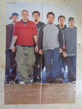LARGE fantastic LINKIN PARK / NO ANGELS vintage 2000s giant magazine poster