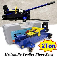 Hydraulischer Wagenheber Rangierwagenheber Bis 2T 2 Tonnen Auto Kfz 2000KG Blau