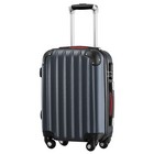 Koffer-Baron® Handgepäckkoffer Hartschalenkoffer Basic Handgepäck ABS, antrazit