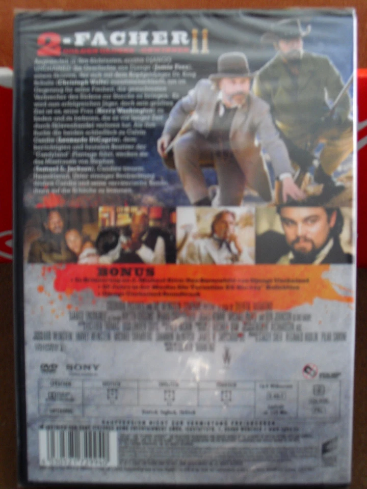 Django Unchained /DVD/neu/Regie Quentin Tarantino/Jamie Foxx/Leonardo Di Caprio - Bild 2 von 2