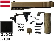 FACTORY GLOCK 19X Gen. 5 9MM COMPLETE SLIDE, BARREL, AND TRIGGER PARTS