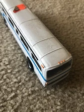 Classic New York City Bus Diecast CAR Model with pull back 6 inch Long