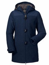 Schöffel Women Duffle Coat Bregenz - Uk 12 - Navy