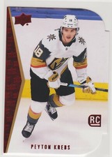 2020-21 Upper Deck Hockey Series 2 Peyton Krebs Die-Cut Red RC #RDT-13 SP