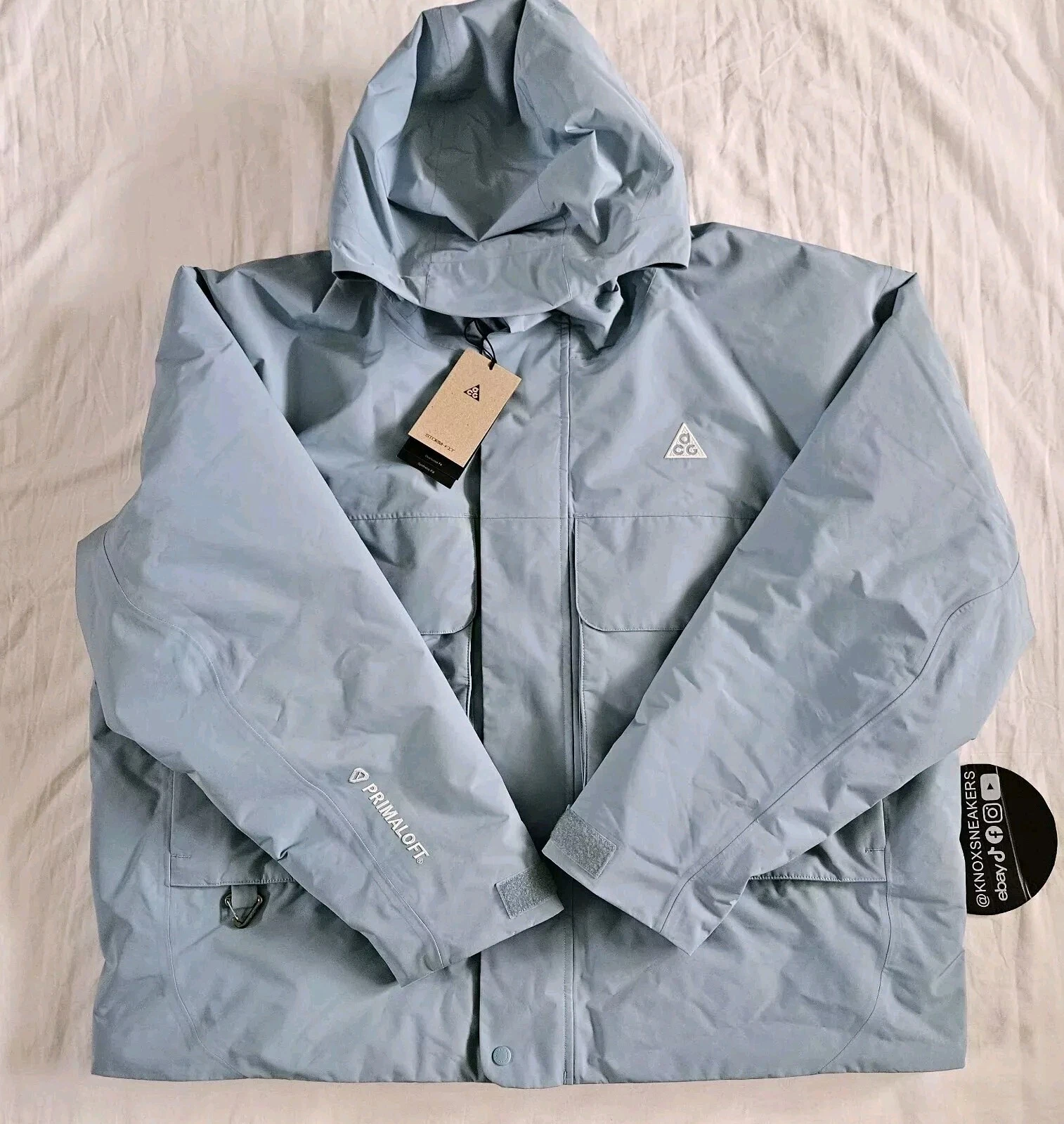 Nike ACG PrimaLoft Skull Peak Storm-FIT Blue Jacket FV8681 464 Men's Size XLarge
