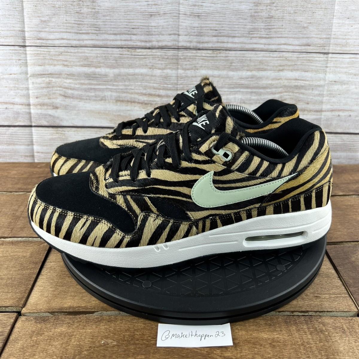 シューズ(男性用) Nike Air Max 1 Golf \"Tiger/Safari\" Size 10.5 - Nike Air Max 1 Golf Tiger Stripes DH1301-800 | eBay