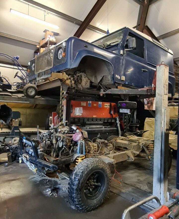 Defender galvanised chassis swaps R.A.C PARTS LTD eBay