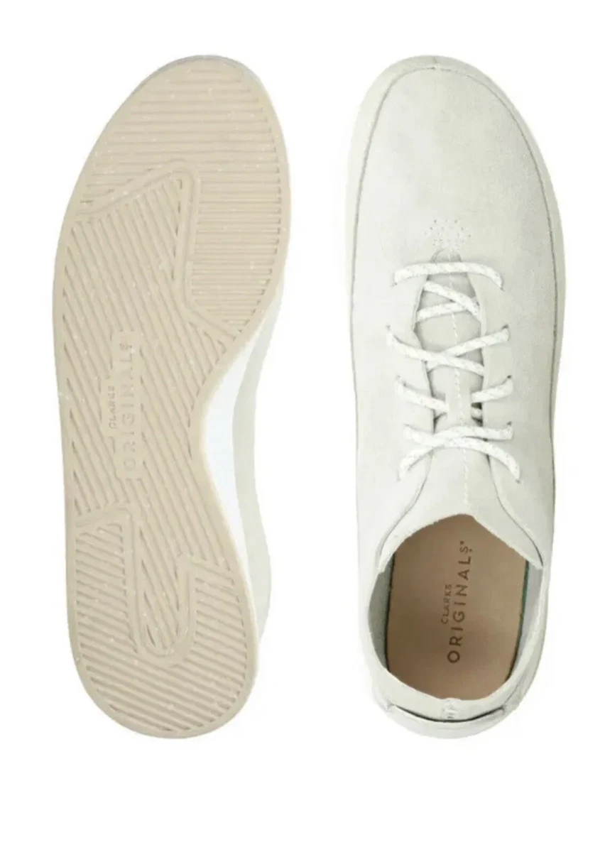 Clarks kiowa off white cheap