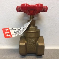 Proline 100-406NL 1-1/4 IPS Low Lead Gate Valve