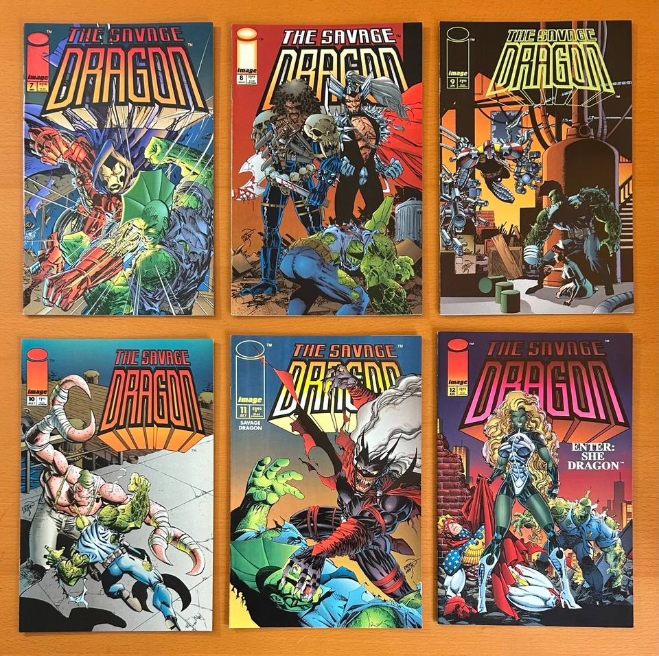 Savage Dragon #1, 2, 3, 4 up to 92 HUGE JOB LOT (image 1993) 92 hi grade comics - Image 3 of 4