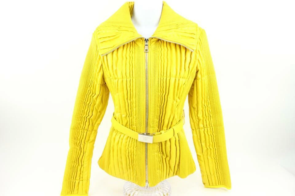 Prada yellow jacket cheap