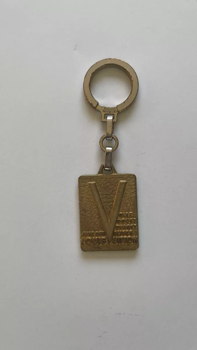 Vintage Authentic Louis Vuitton Malletier Depuis 1854 Keychain