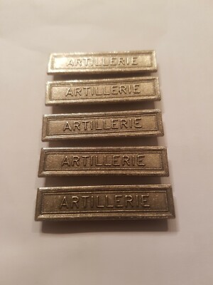 5 Spangen Klammern Medaille ARTILLERIE 