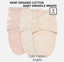 3 NEW KeaBabies Baby Swaddle Organic Cotton Sleep Wraps 0-3 mos. Infant Blankets